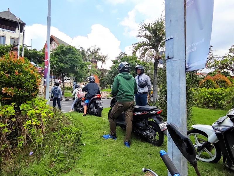 Kemacetan parah di Jalan Sunset Road, tepatnya menuju Simpang Dewa Ruci di Kecamatan Kuta Kabupaten Badung, Bali, Rabu (16/11/2022).