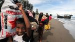 Kembali Rombongan Imigran Rohingya Terdampar di Aceh
