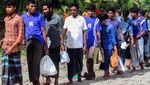 Kembali Rombongan Imigran Rohingya Terdampar di Aceh