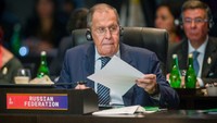 Lavrov sendiri telah mengikuti sejumlah agendai di KTT G20 Bali. Bay Ismoyo/Pool/AFP via Getty Images.