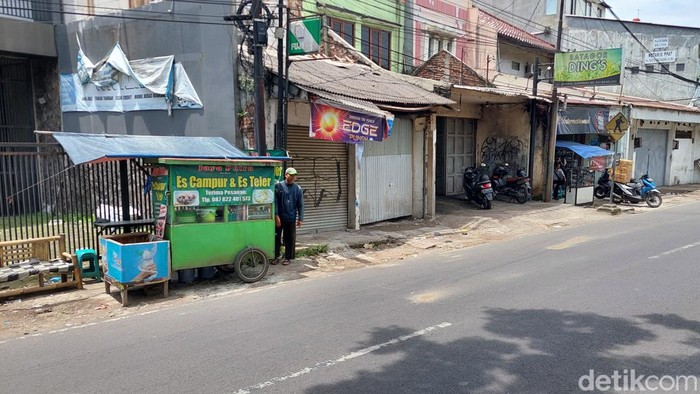 Lokasi penemuan dua mayat pria di Bandung.
