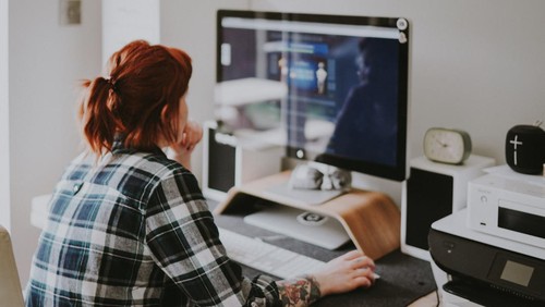 Ilustrasi kerja part time.