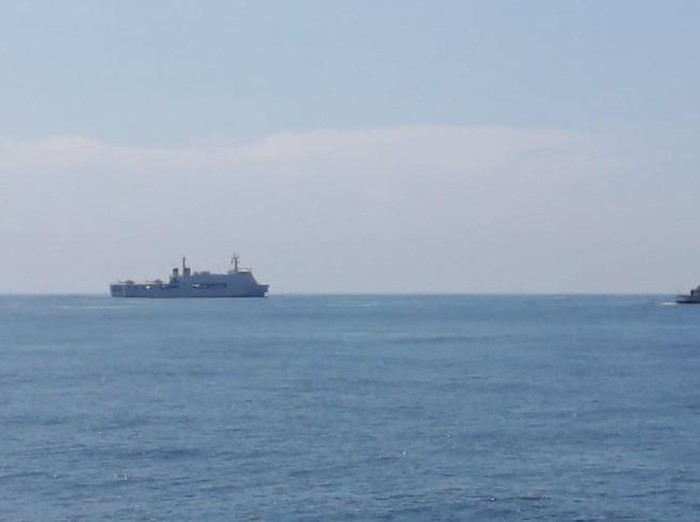 Patroli keamanan G20 di sepanjang perairan selatan Bali hingga area Hotel Apurva Kempenski, Rabu (16/11/2022).