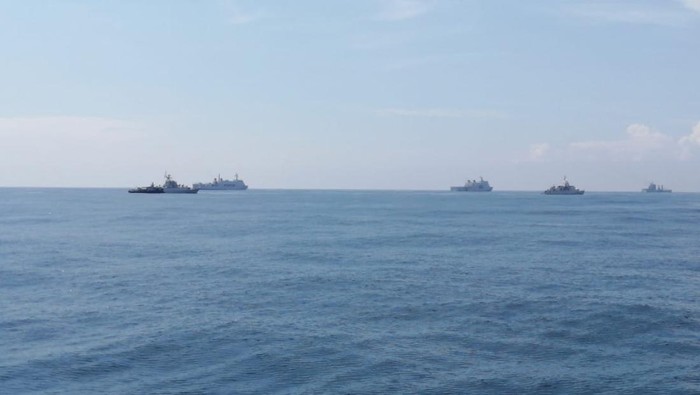 Patroli keamanan G20 di sepanjang perairan selatan Bali hingga area Hotel Apurva Kempenski, Rabu (16/11/2022). Patroli keamanan G20 di sepanjang perairan selatan Bali hingga area Hotel Apurva Kempenski, Rabu (16/11/2022).