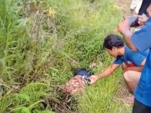 Pelajar SMP Tewas Leher Tersayat dalam Selokan di Sumsel Diduga Korban Begal