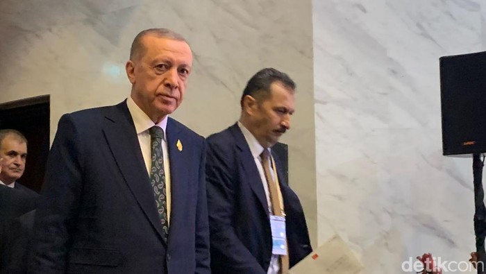 Presiden Turki Recep Tayyip Erdogan di KTT G20 2022 di Bali.
