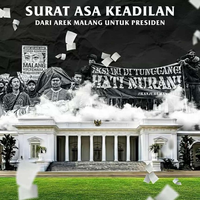 surat tragedi kanjuruhan untuk jokowi