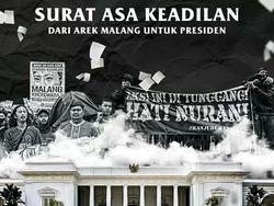 Aremania Minta Keadilan ke Jokowi Lewat Surat Asa Tragedi Kanjuruhan