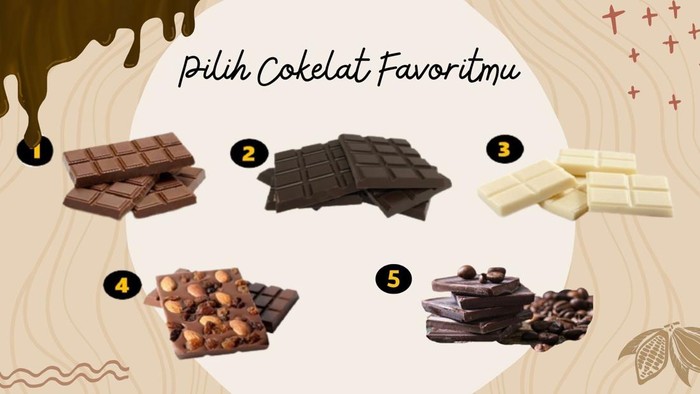 Ternyata Jenis Cokelat Favorit Bisa Gambarkan Kepribadian Lho, Kamu yang Mana? Ternyata Jenis Cokelat Favorit Bisa Gambarkan Kepribadian Lho, Kamu yang Mana?