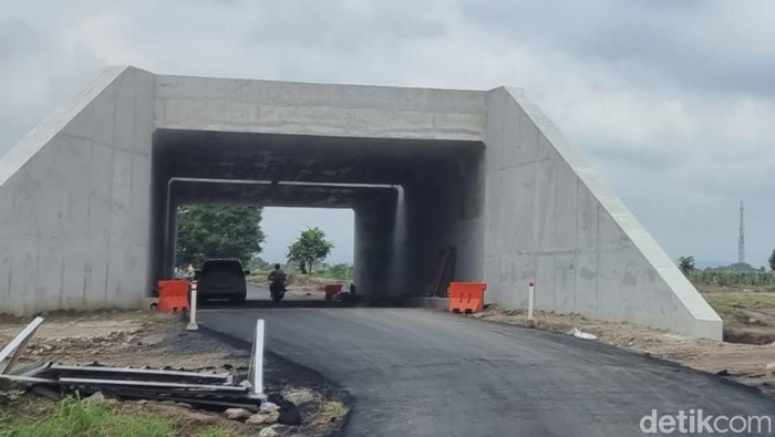 Terowongan proyek jalan tol Jogja - Solo, di Dukuh Kliteh, Desa Jatirejo, Kecamatan Sawit, Kabupaten Boyolali, Rabu (16/11/2022).