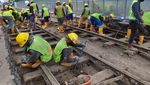 Melihat Penampakan Temuan Rel Trem Kuno di Proyek MRT Jakarta