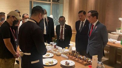 Momen Chef Arnold Jadi Koki Gala Dinner KTT G20 Bali
