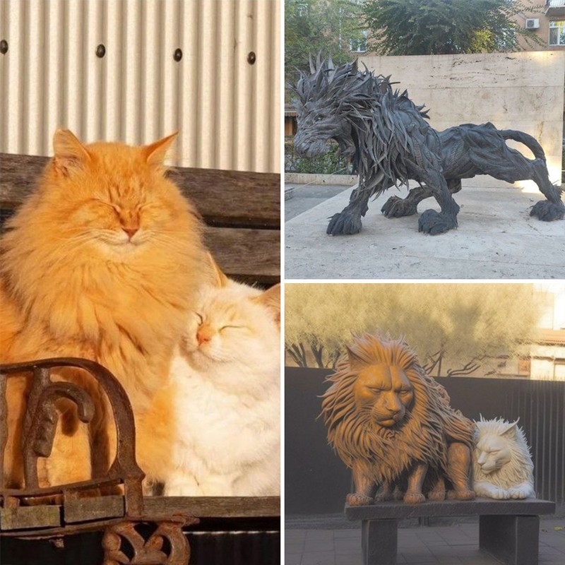 Dua gambar disatukan AI