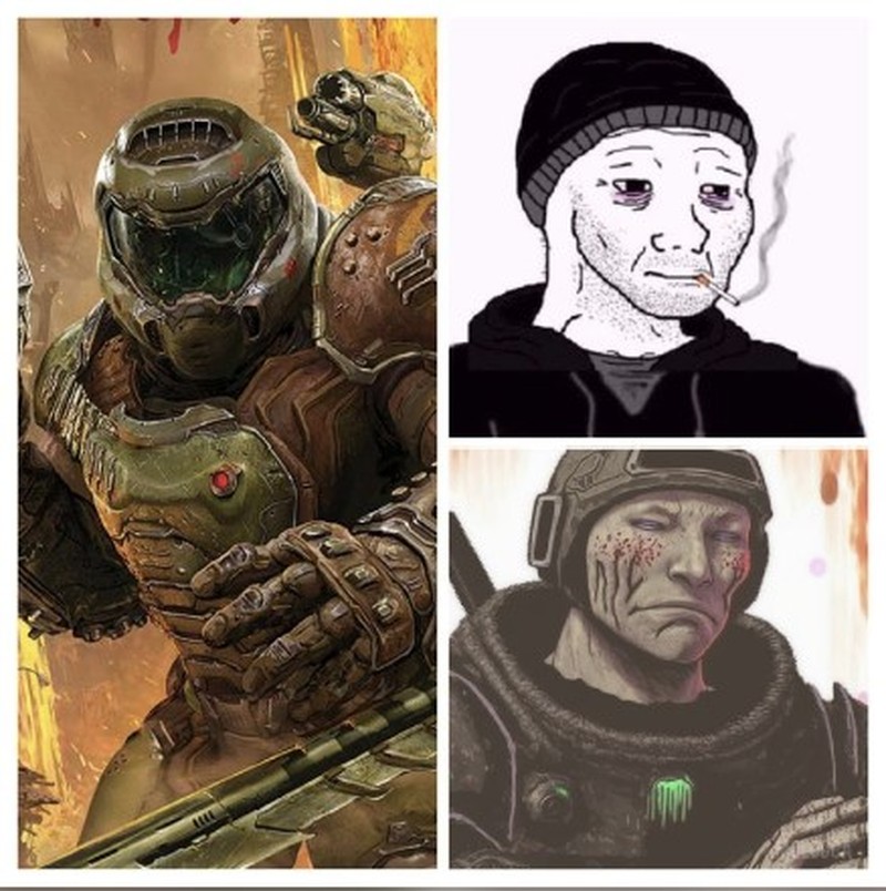 Dua gambar disatukan AI