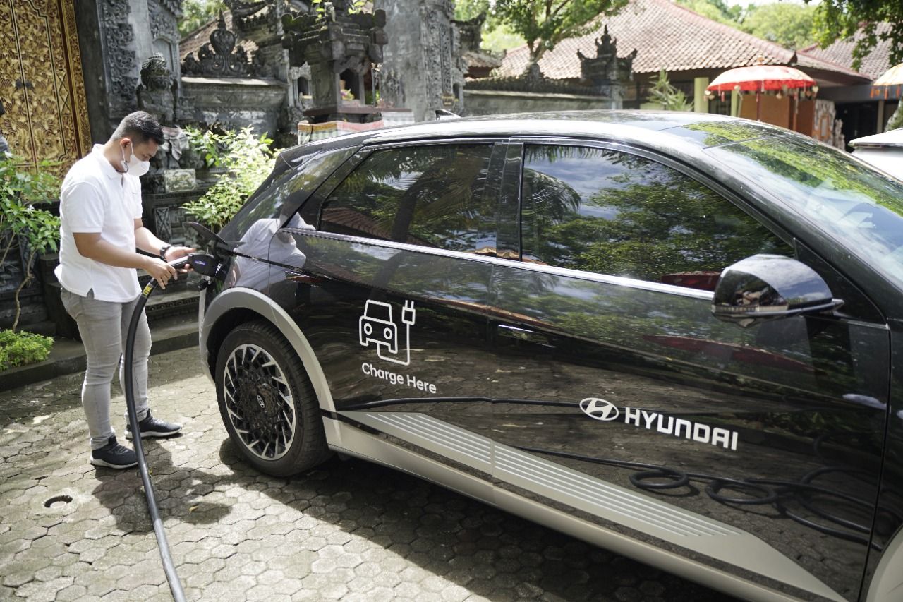 Hyundai Ioniq 5 Jadi 'Powerbank' di KTT G20 Bali