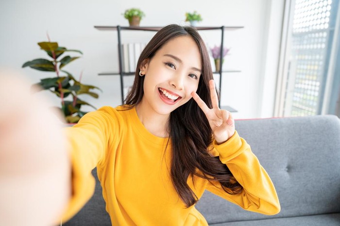 Ilustrasi foto selfie