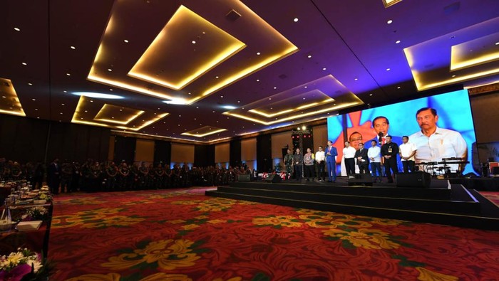 Jokowi menghadiri Syukuran Panitia Nasional Pelaksanaan G20 Tahun 2022