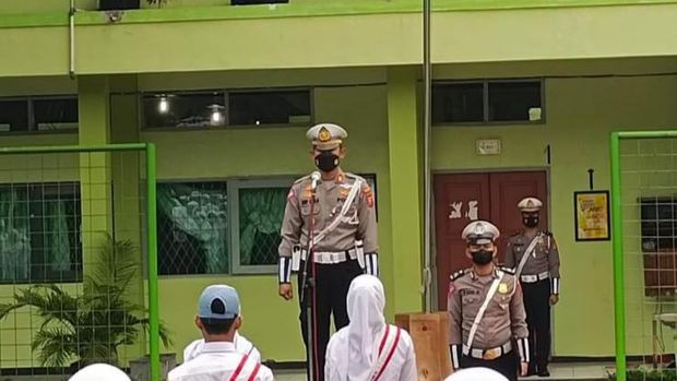 Polisi di Ciamis cegah geng motor.