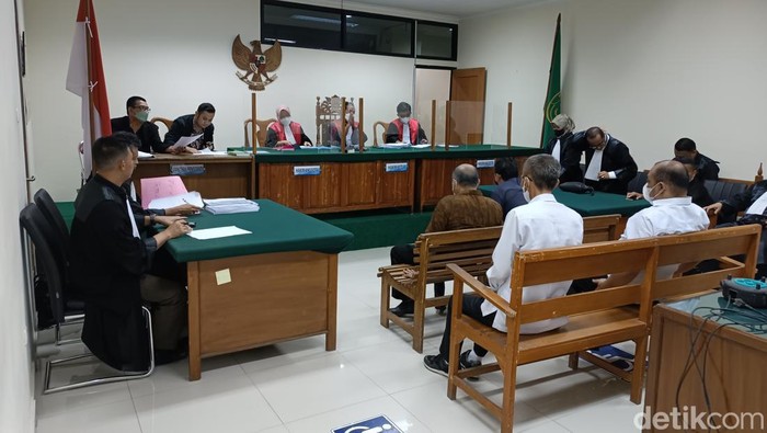 Sidang vonis korupsi lahan SPA sampah di Kabupaten Serang (Foto: Bahtiar/Detikcom)