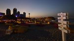 Suasana Pantai Doha yang Semakin Ramai Jelang Piala Dunia 2022