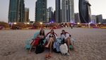 Suasana Pantai Doha yang Semakin Ramai Jelang Piala Dunia 2022