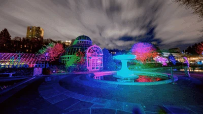 Panorama Warna-warni Taman Botani Brooklyn yang Indah Banget