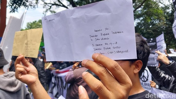 surat tragedi kanjuruhan untuk jokowi