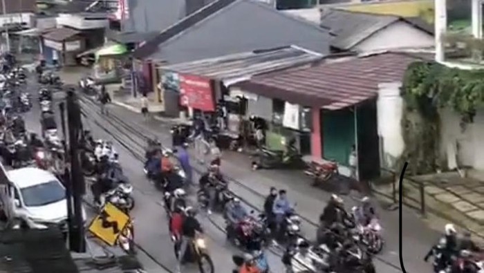 Tangkapan layar video viral