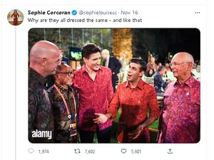 Singgung Batik G20, Corcoran Trending di Twitter