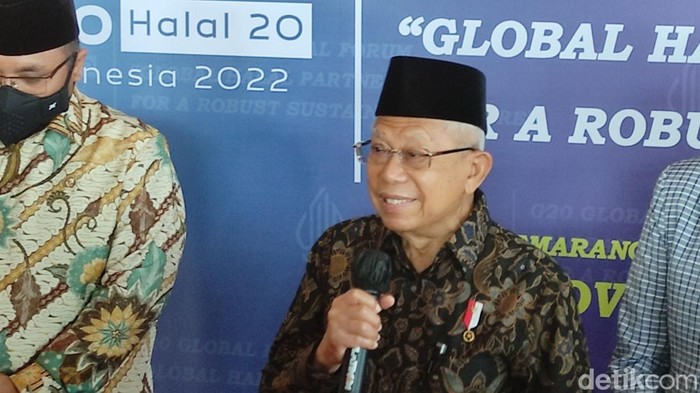 Wakil Presiden Maruf Amin di acara H20 di Semarang, Kamis (17/11/2022).