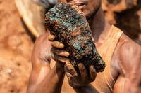 Artisanal miners carry sacks of ore at the Shabara artisanal mine near Kolwezi on October 12, 2022. - Some 20,000 people work at Shabara, in shifts of 5,000 at a time.
Congo produced 72 percent of the worlds cobalt last year, according to Darton Commodities. And demand for the metal is exploding due to its use in the rechargeable batteries that power mobile phones and electric cars.
But the countrys poorly regulated artisanal mines, which produce a small but not-negligeable percentage of its total output, have tarnished the image of Congolese cobalt. (Photo by Junior KANNAH / AFP) (Photo by JUNIOR KANNAH/AFP via Getty Images)