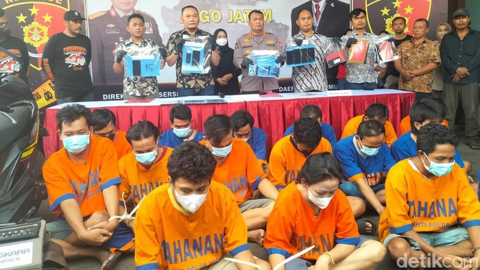 16 pelaku 3 C di Jatim diringkus