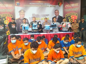 16 Pelaku Curanmor, Curat, Curas di Jatim Selama Sebulan Diringkus