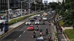 Aksi Bike to Work Tolak Penghapusan Anggaran Jalur Sepeda Jakarta