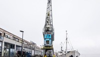 Di Amsterdam Belanda, terdapat crane raksasa yang diubah menjadi apartemen mewah. Dok. Dezeen