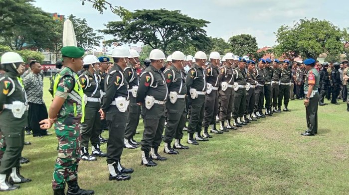 Apel gelar pasukan di Makorem 074/Warastratama, Jumat (18/11/2022)