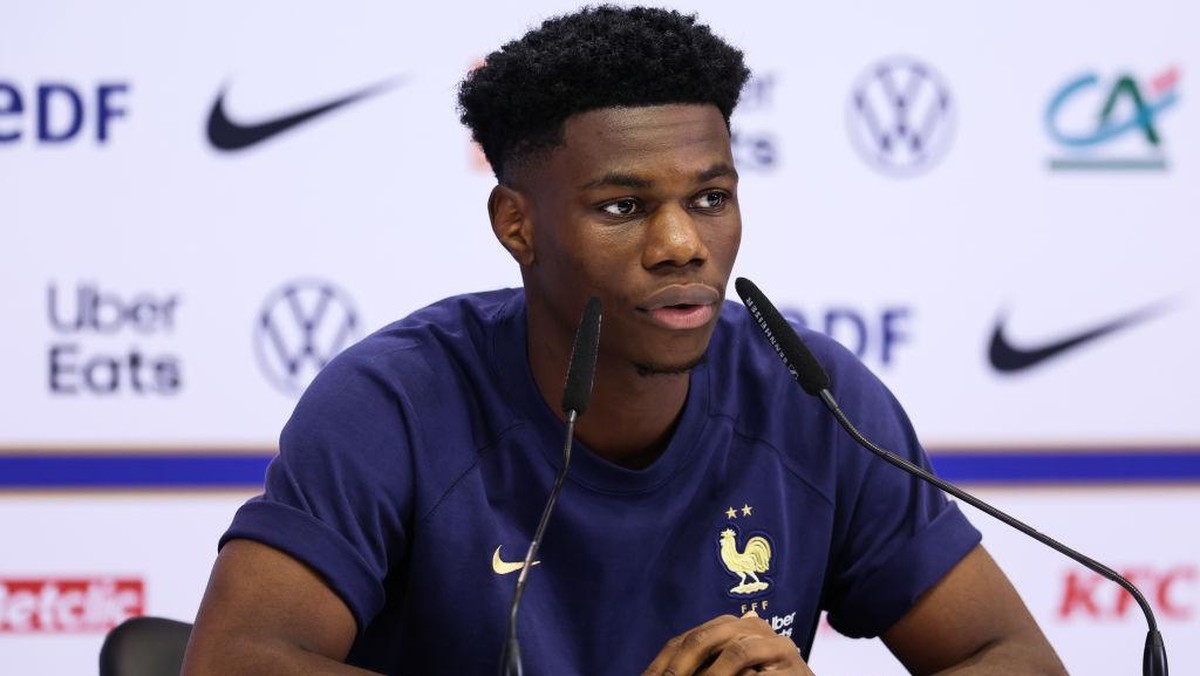 Aurelien Tchouameni, salah satu gelandang andalan Prancis di Piala Dunia 2022. Foto: VCG via Getty Images/VCG