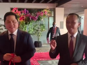 Canda Erick Thohir dan Bahlil Nggak Mandi Demi KTT G20 di Bali