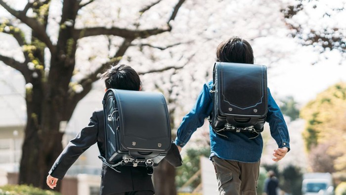 Ilustrasi murid SD di Jepang