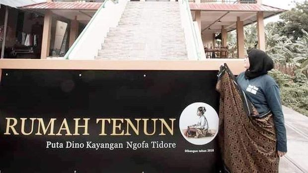 Kain tenun tidore (Foto: Rumah Tenun)