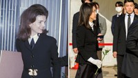 Selain netizen, potret ibu negara Korea Selatan juga menjadi perhatian para politisi. Mantan anggota Partai Demokrat Korea mengeluhkan di Facebook mengapa banyak foto Kim Keon-hee ketika ia dan suami melakukan kunjugan ke Kamboja. Apakah dibenarkan dalam arena diplomatik untuk menolak jadwal resmi ibu negara? Mengapa ada banyak foto Kim? Ibu negara itu figur publik bukan selebriti, tulisnya. Foto: Getty Images