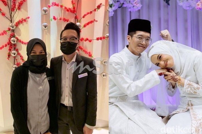 Kisah cinta bos nikahi anak magang viral di media sosial. Foto Darren dan Jasmin yang kini menjadi pasangan suami istri. Kisah cinta bos nikahi anak magang viral di media sosial. Foto Darren dan Jasmin yang kini menjadi pasangan suami istri.