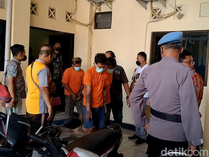 Konferensi pers di Mapolres Pekalongan Kota menghadirkan para pelaku jambret dan aksi tindak kejahatan jalanan lainnya, Jumat (18/11/2022).