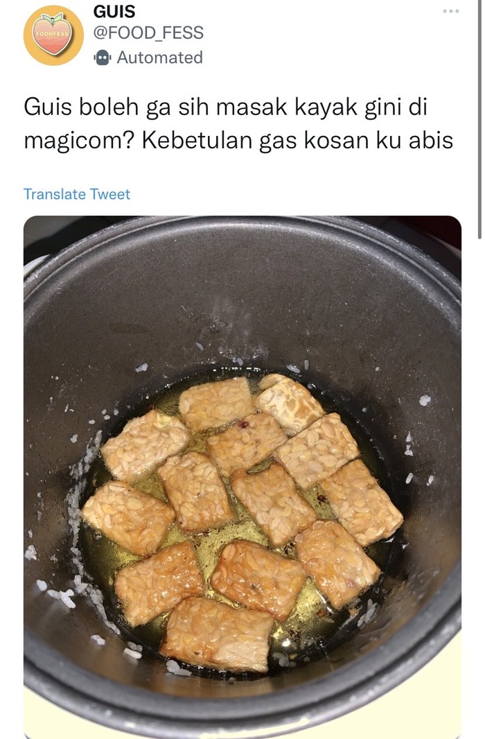 Kreasi masakan ala anak kos Kreasi masakan ala anak kos pakai rice cooker