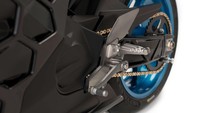 Motor listrik ini berpenggerak baterai. Belum ada informasi teknis mengenai spesifikasi dari motor prototipe terbaru Kymco ini. Foto: Kymco