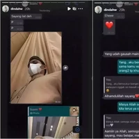 Dinda Hauw memilih menyimpan kontak suaminya dengan nama suami ditambah dengan emoji hati pada bagian belakangnya. Walaupun simpel, namun jelas menerangkan jika nomor tersebut ialah pasangan hidupnya. Foto: Instagram