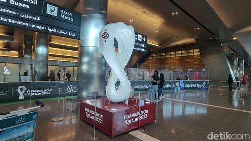 Suasana menyambut Piala Dunia 2022 di Qatar