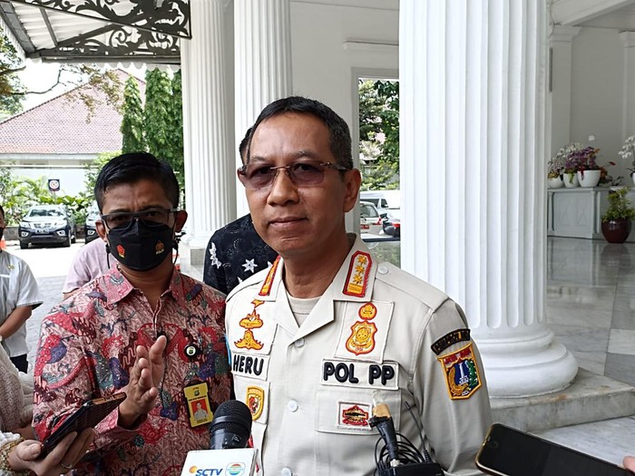 Pj Gubernur DKI Jakarta Heru Budi Hartono. (Tiara/detikcom)