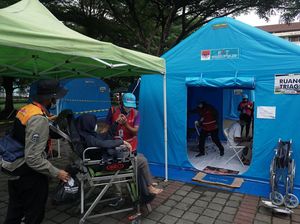 Potret RS Lapangan Jelang  Muktamar Muhammadiyah di Sukoharjo