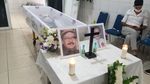 Suasana Rumah Duka Tempat Jenazah Rudy Salam Disemayamkan